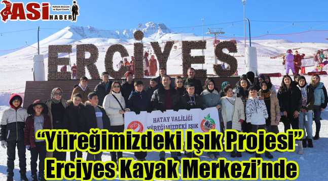 “Yüreğimizdeki Işık Projesi” Erciyes Kayak Merkezi’nde